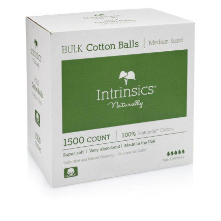 INTRINSICS 100% COTTON BALLS MEDIUM 1500/CT