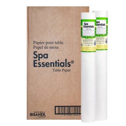 #43658 SPA ESSENTIALS TABLE PAPER ROLL 21" x 225' (CASE OF 12)