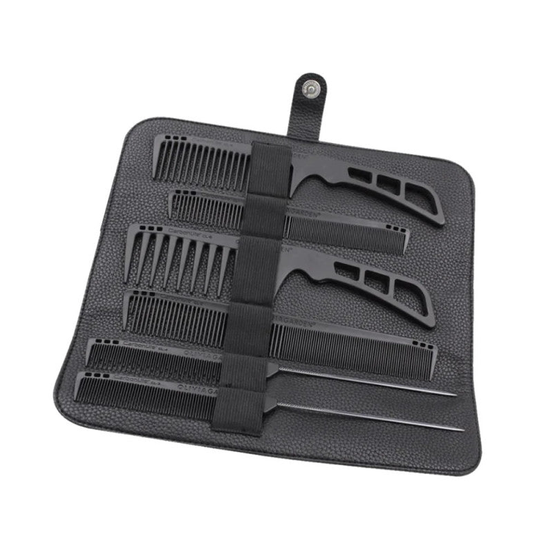 OLIVIA GARDEN CARBONLITE COMB 6PC POUCH