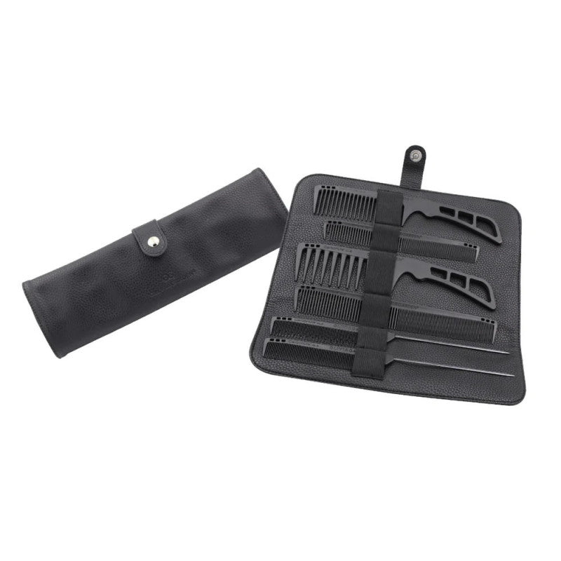 OLIVIA GARDEN CARBONLITE COMB 6PC POUCH