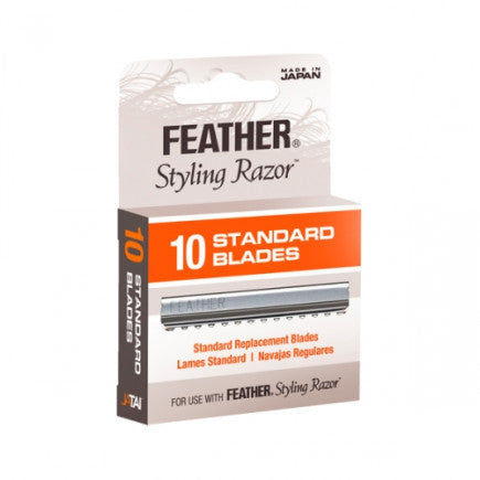 FEATHER STYLING RAZOR BLADES 10/PK