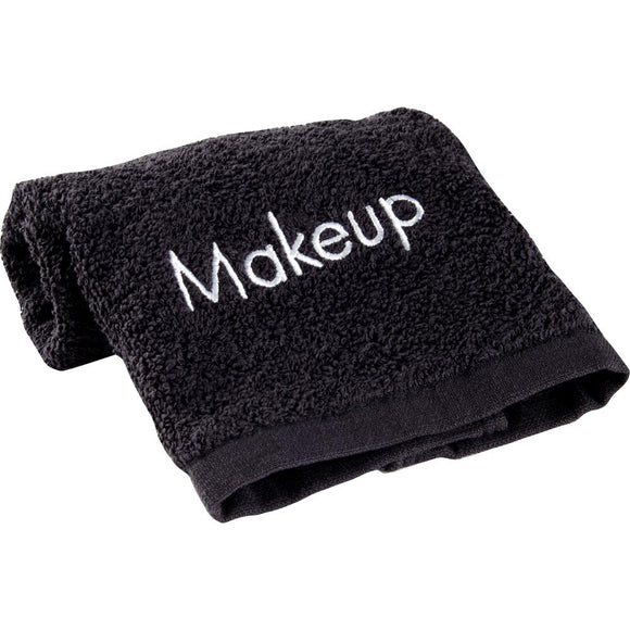 Black Makeup Washcloth - 12" x 13-1/2" by Soft 'N Style